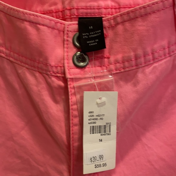Lane Bryant Sz 14 Neon Pink Skinny Ankle Pants - Picture 6 of 6
